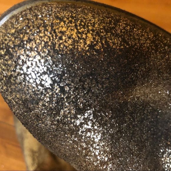 Denim & Supply Gold Crackle Boots size 7 - Picture 9 of 12